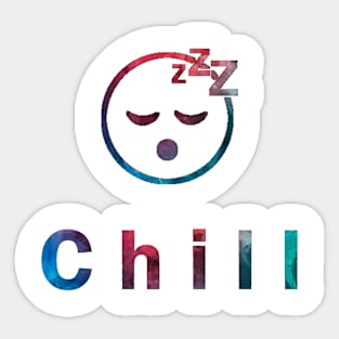 chill T-shirt Sticker